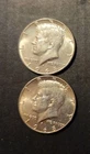 1968 D Kennedy Half Dollar 40% Silver Denver Mint Both Coins Included