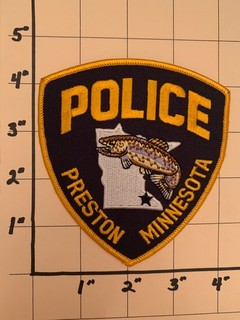 PRESTON POLICE MN MINNESOTA TROUT FISH