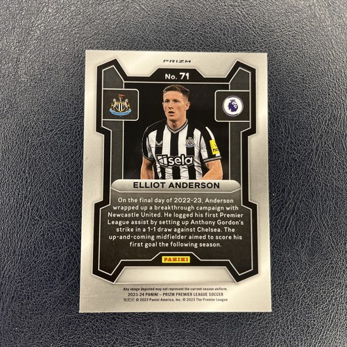 Elliot Anderson 2023-24 Panini Prizm Premier League Orange Mosaic - Picture 2 of 3