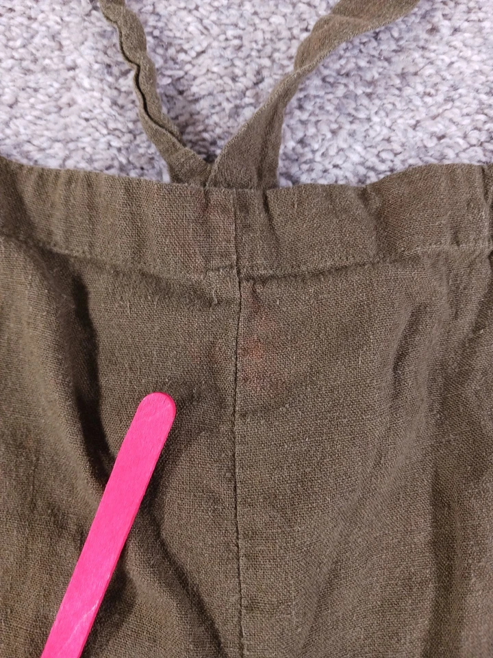 Mono Forever 21 Pequeño Adolescente Jersey Verde Viscosa Lino Sin Mangas Foto 3 de 4