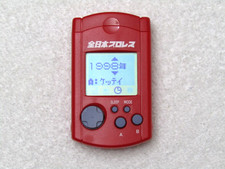 Sega Dreamcast Fire Red VMU Giant Gram Wrestling /w Cap Batteries HKT-7000 JP