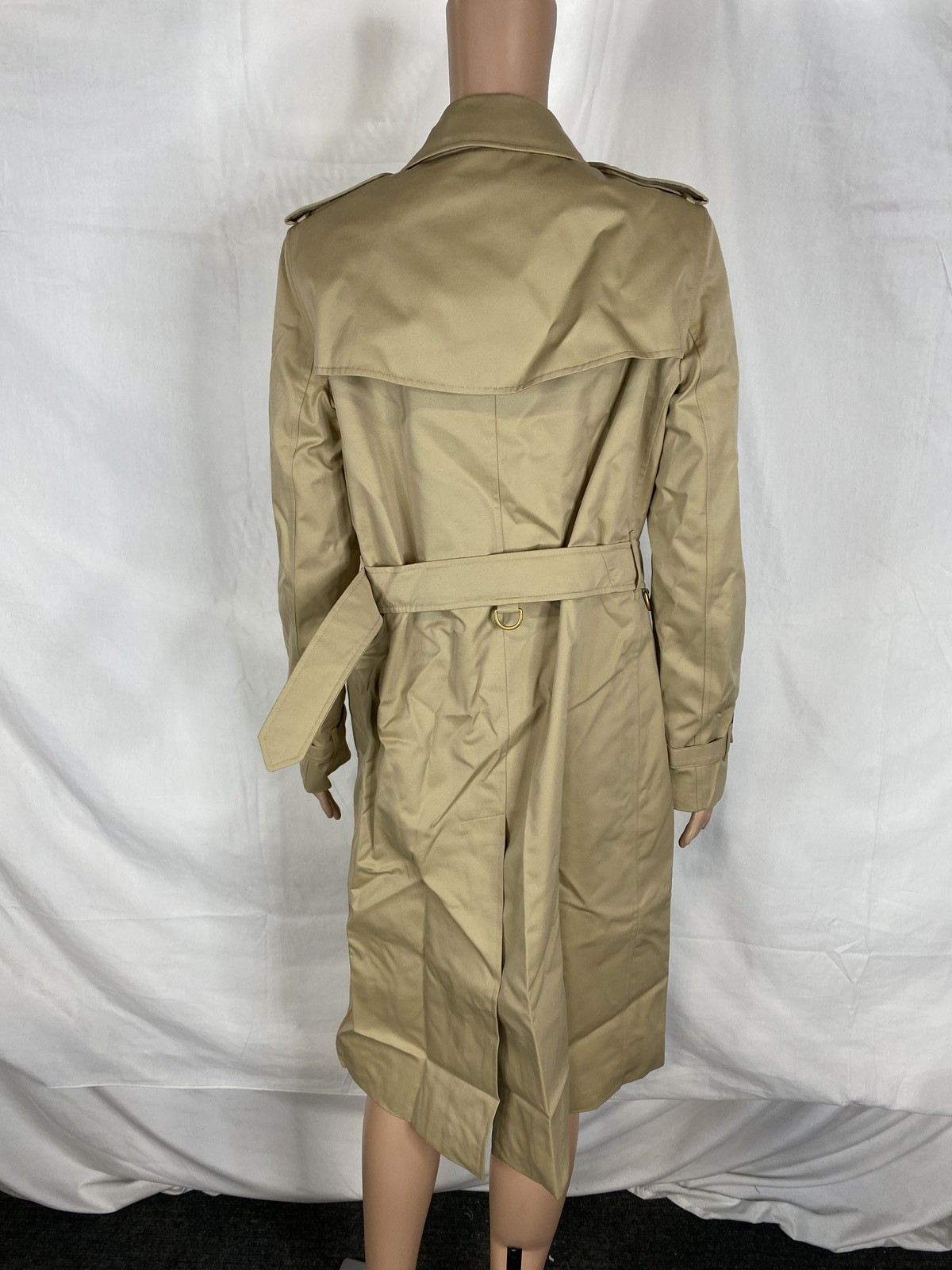 Burberry Womens Long Kensington Heritage Trench Coat Size 6 Beige thumbnail 13