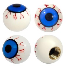 Car Tire Valve Stem Caps 4 Pack, Valve Stem Covers with Funny Shape Eyeball