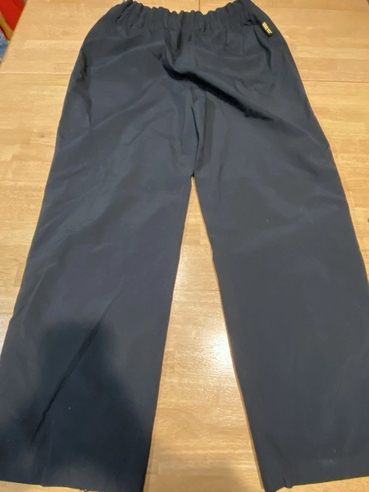 Cabelas Rain Pants Mens Large Black Lightweight Waterproof Fishing Outdoor (9)