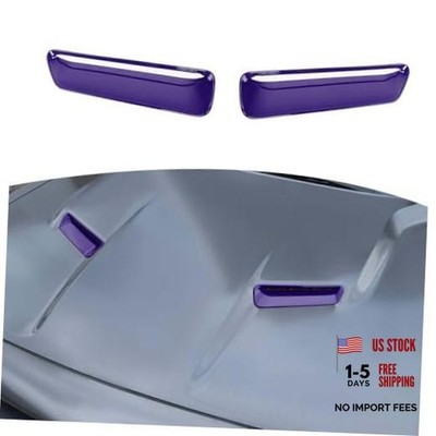 for Challenger Hood Scoop Insert Vents Cover Trim for Dodge Challenger Purple
