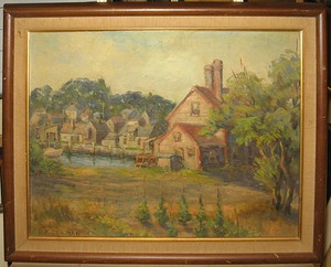 Blanche Colman (1874-1959) Early Rockport Painting Noted Cape Ann School Artist