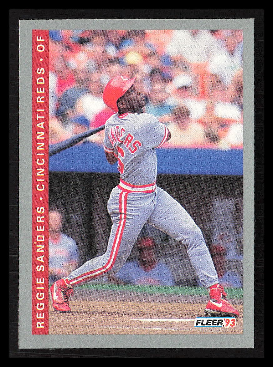 Reggie Sanders 1993 Fleer #44 Cincinnati Reds | eBay