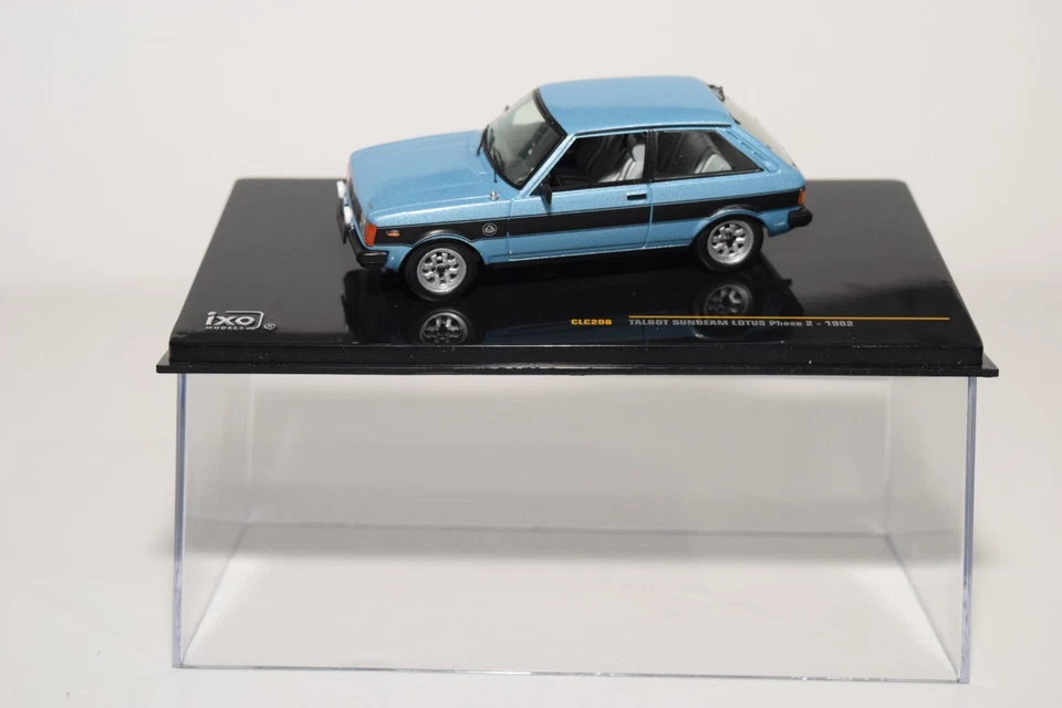 B10 1:43 IXO CLC208 TALBOT SUNBEAM LOTUS PHASE 2 2-1982 MET. BLUE MIB - Immagine 2 di 4