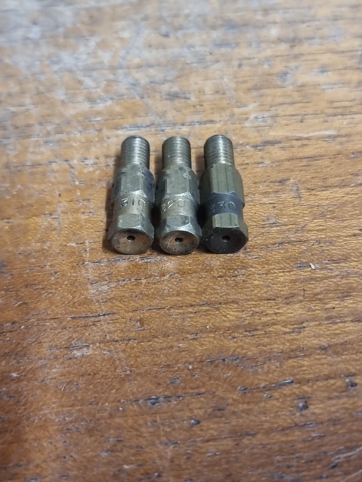 3 xAmal Monobloc Concentric Carb Carburettor Jets 310 To 330 Classic