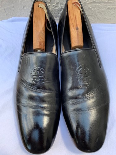 ALEXANDER MCQUEEN SKULL EMBOSSED MENS 