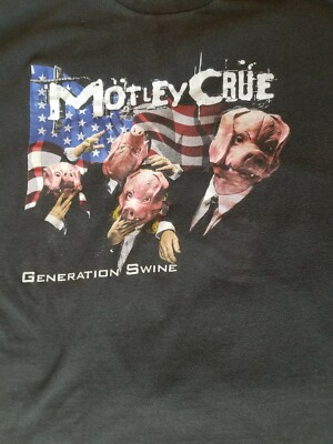 97年 モトリー・クルー Generation Swine プロモTシャツ Generation Swine 25th Anniversary Tee – Motley Crue Store