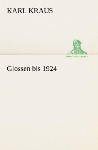Thumbnail - Glossen Bis 1924 1701