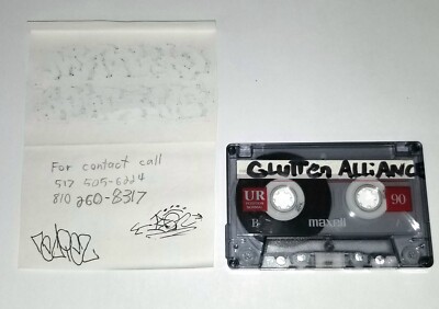 GLUTTEN ALLIANCE RAP DEMO TAPE CASSETTE 90s DJ GRAFFITI ART