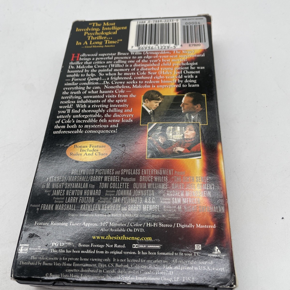 The Sixth Sense (VHS, 1999) | eBay