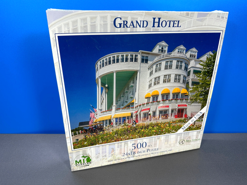 GRAND HOTEL MACKINAC MACKINAW ISLAND 500-TEILIGES PUZZLE STAGG 24 X 18 NEU