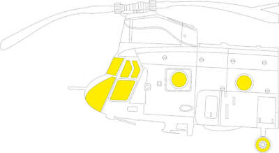 Eduard 1/72 Eduard Chinook HC.1 Mask for AIRFIX