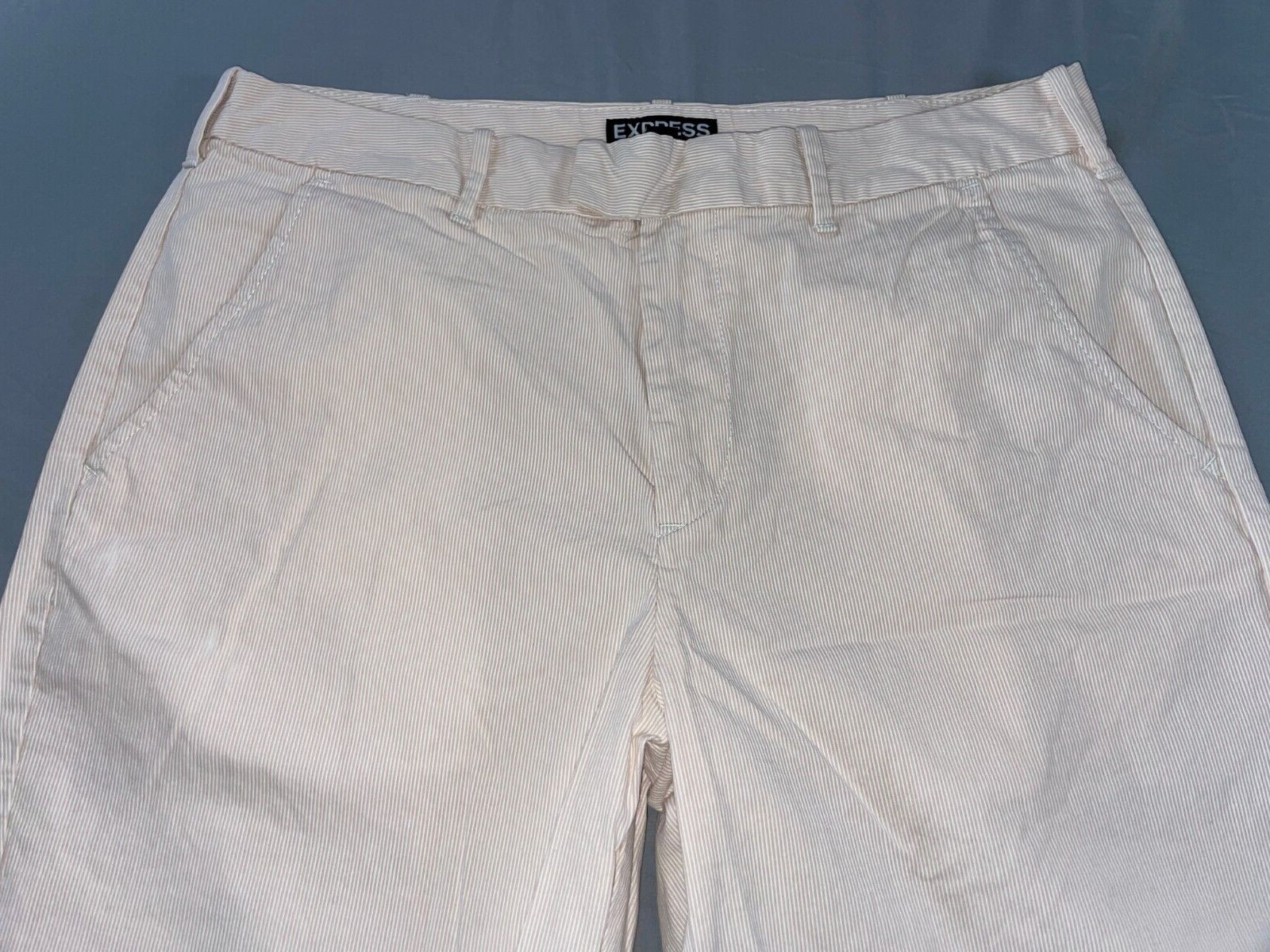 Express Lightweight Flat Front Stretch Chino Shor… - image 2