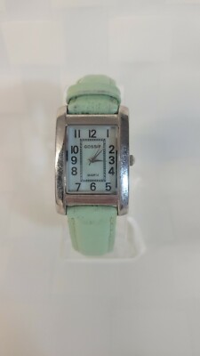 Gossip GSP172C Movement St Steel Quartz Wrist Ladies Watch Green Color Runs  