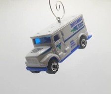 Christmas Ornament for International Armored Car White Blue