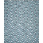 SAFAVIEH Dhurries DHU564B Light Blue / Ivory Rug