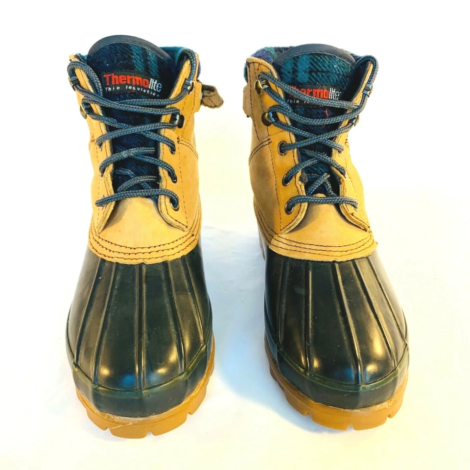 Northwest Territory Thermolite Lined Duck Snow Boots Womens 8 Mens 6.5 Lace Up - Image 4 of 4