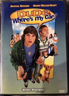 Dude, Where's My Car? DVD. Ashton Kutcher, Seann William Scott, Jennifer Garner