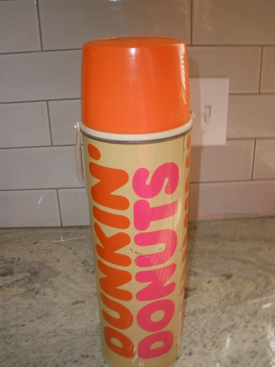Vintage King Steeley Dunkin Donuts Thermos 13.5