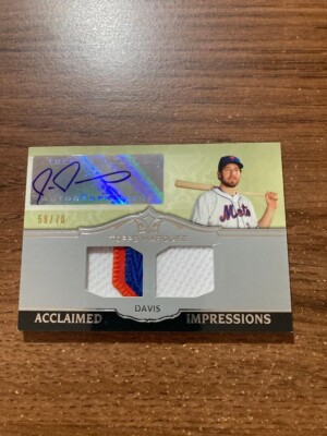 2011 Topps Marquee Acclaimed Impressions Dual /70 Ike Davis #AID-25 Autograph