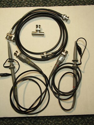 Yang Xun P6100 Probes ~ 100MHz 600V PK CATI ~ 2 probes w/ 2 BNC Cables & Connect