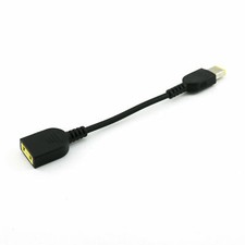 1x Male to Female Charge Extension Cable for Lenovo ThinkPad Carbon Laptop 15cm