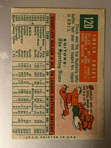 1959 Topps Baseball Singles - Nos 1-299 - Pick Your Card - Complete Your Set - - Bild 181 von 487
