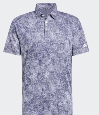 adidas Aerial Jacquard Golf Polo Shirt - Grey adidas Aerial Jacquard Golf Polo Shirt - Grey