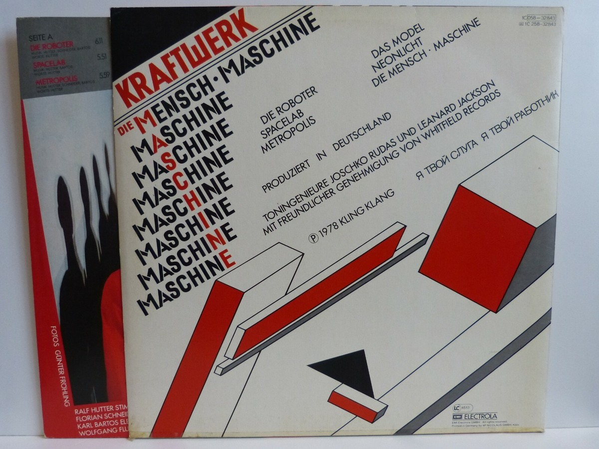 Kraftwerk - LP + OIS – Die Mensch•Maschine / Kling Klang 1 C 058
