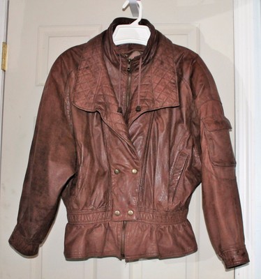 cinch leather jacket