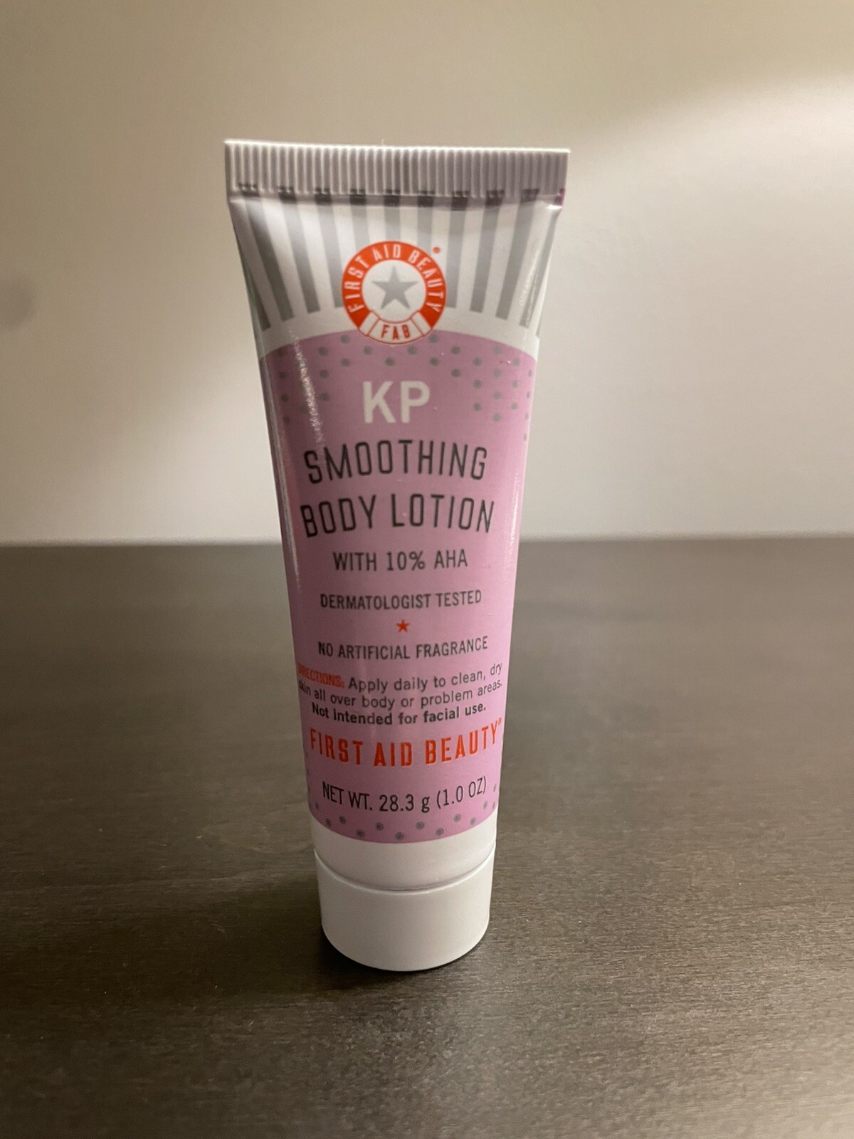 First Aid Beauty KP Smoothing Body Lotion 1 oz 28.3 g Travel Size NEW