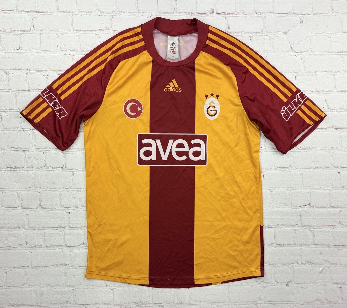 2007-08 Galatasaray ゲームtシャツ　adidas GALATASARAY 2007 2008 THIRD FOOTBALL SHIRT SOCCER JERSEY