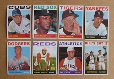 1964 TOPPS BASEBALL CARDS #276-587 COMPLETE YOUR SET PICK CHOOSE UPDATED 9/15