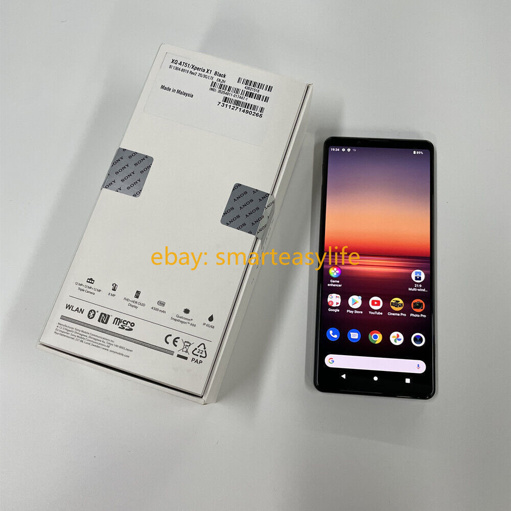 Sony Xperia 1 II XQ-AT52 XQ-AT51 256GB+8GB Unlocked 5G