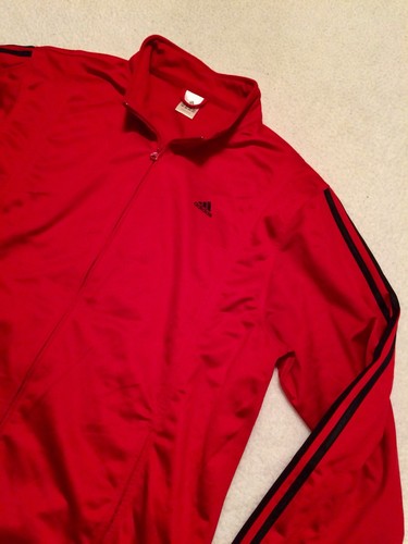 black stripes mens 2xl xxl zip-up atp track jacket minimal wear