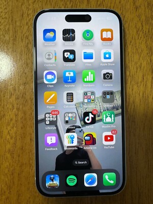 iPhone 15 Sky Blue 1 Year Warranty With Original Box Ans Receipt