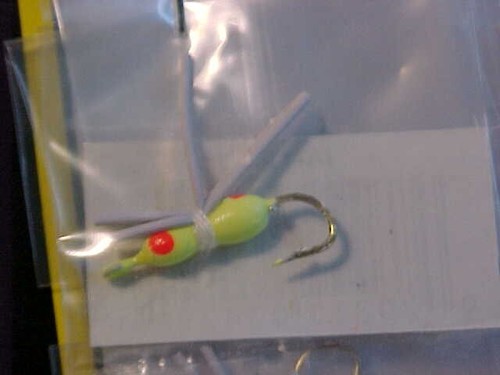 NUEVA Tarjeta 12 plantillas CRAPPIE BLUEGILL tamaño 12 HT GLOW para carrete de caña - Imagen 6 de 9