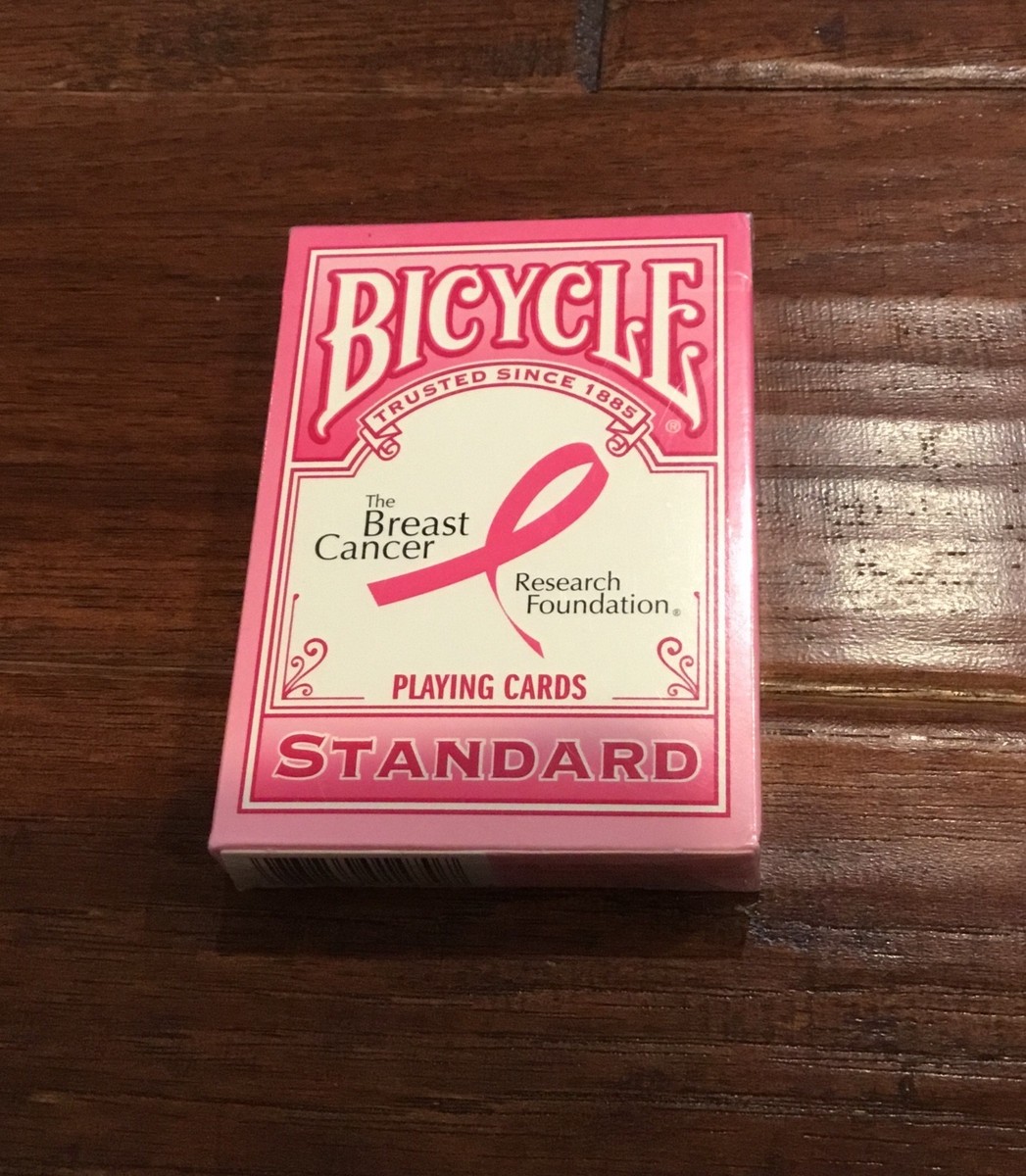 Bicycle Breast Cancer Research Playing Cards | Premium Quality Cards Supporting Cancer Research