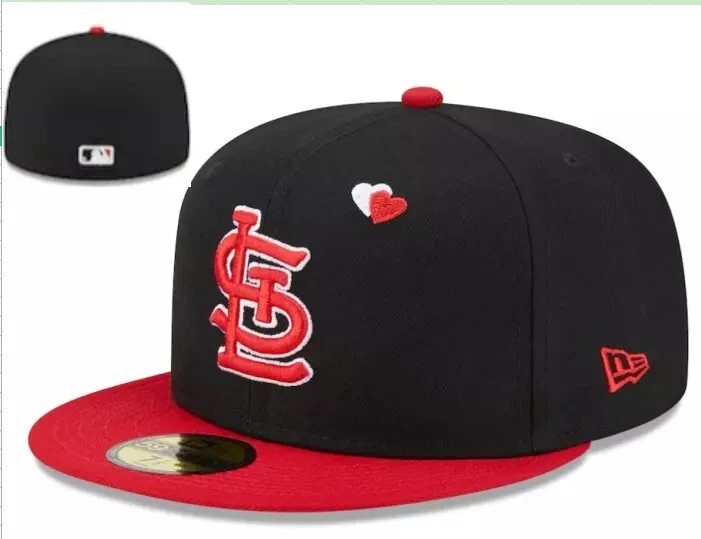 Nueva gorra de béisbol bordada de los Cardenales de San Luis Era sol sombrero 59FIFTY sombreros ajustados Foto 4 de 4