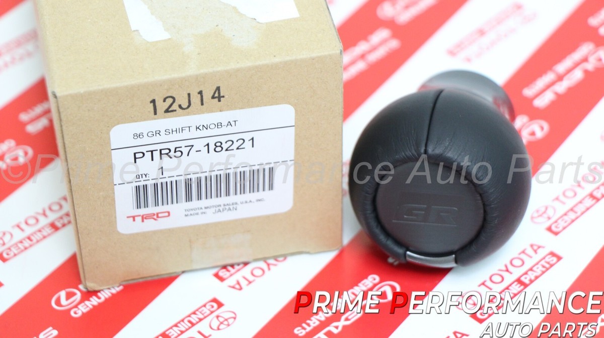 Toyota 2022-2026 GR 86 Black Leather Automatic Shift knob PTR57