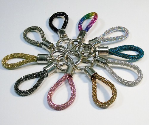 MINI Schlüsselanhänger HEMATITE / Schwarz metallic / Silber // 14cm // Glitzerko - Picture 3 of 6