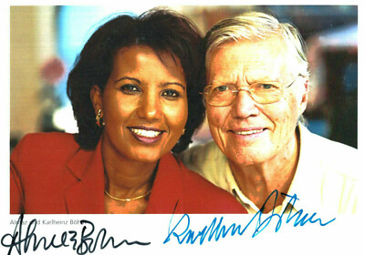 Almaz-Karl H.Böhm Original Signature on Card No. 15162 c