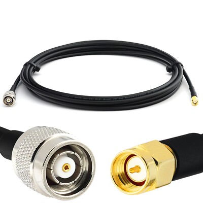 RP-TNC Stecker auf SMA Stecker Koaxial Antennenkabel WLAN 50ohm RG58 für WIFI