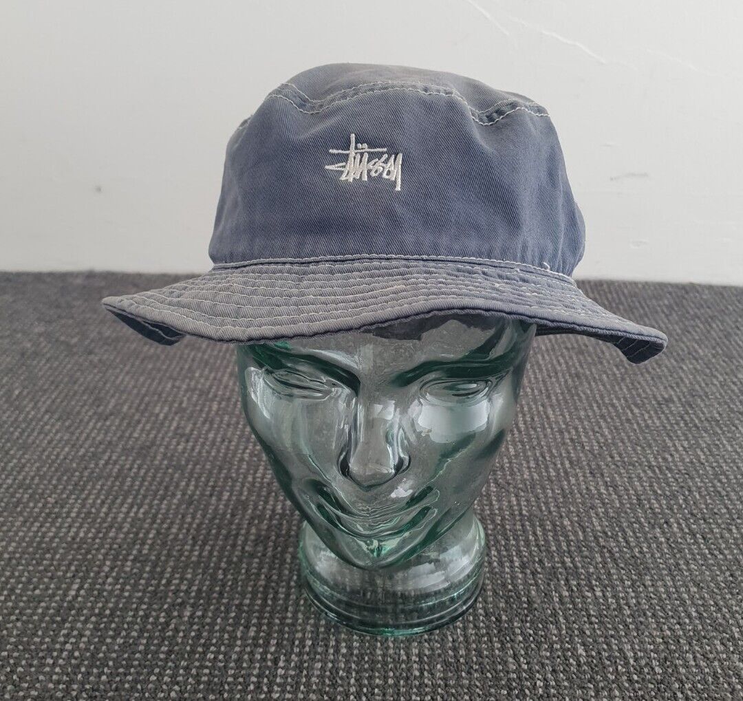🔶️VINTAGE STUSSY LOGO BUCKET HAT SKATER HIP HOP RAP 🔶️VINTAGE STUSSY LOGO BUCKET HAT SKATER HIP HOP RAP