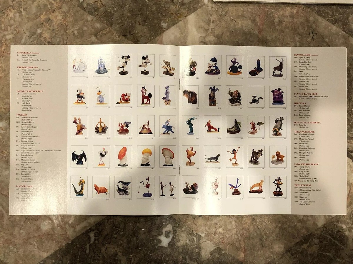 WDCC WALT DISNEY CLASSICS COLLECTION 2002 CATALOG + Gallery