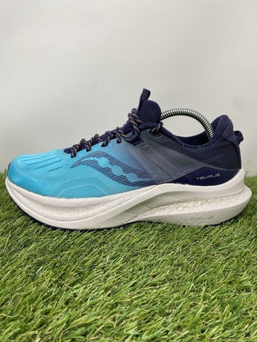 Saucony Tempus Night Lite Marin Sneakers da corsa scarpe da jogging uomo taglia 7,5 - Foto 2 di 8
